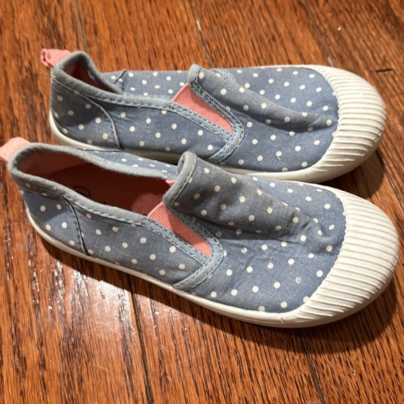 Cat & Jack girls polka dot slip on sneaker size 10 - Picture 3 of 9